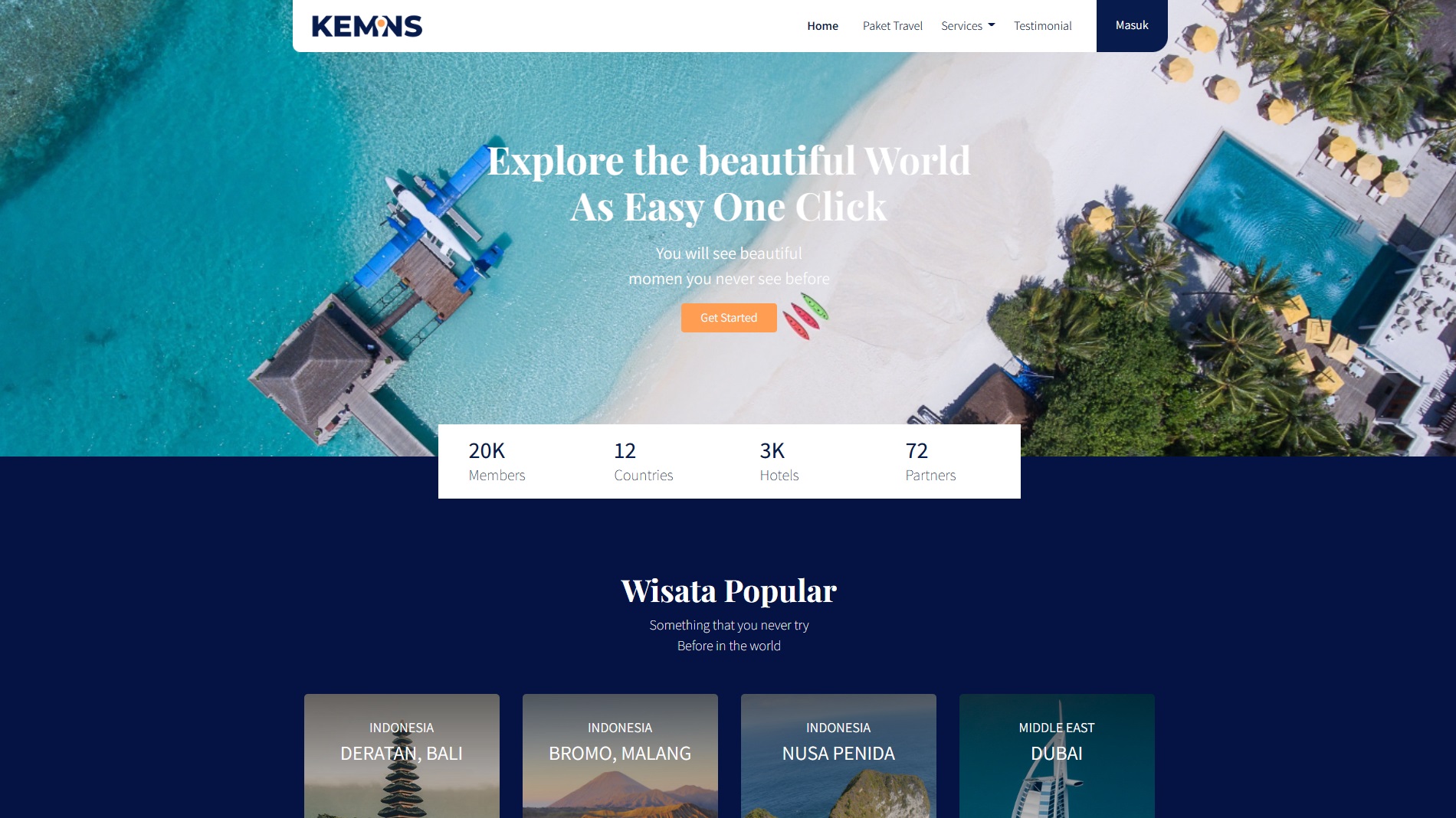 Landing Page